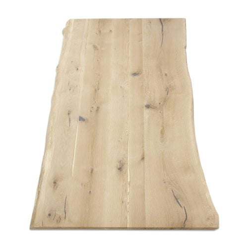 Massief boomstam tafelbladen, opgevuld en geschuurd