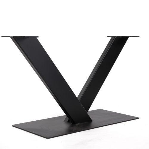 V poot met rechthoekige voetplaat