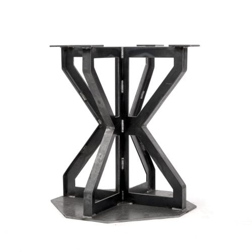 Grafische zandloper poot